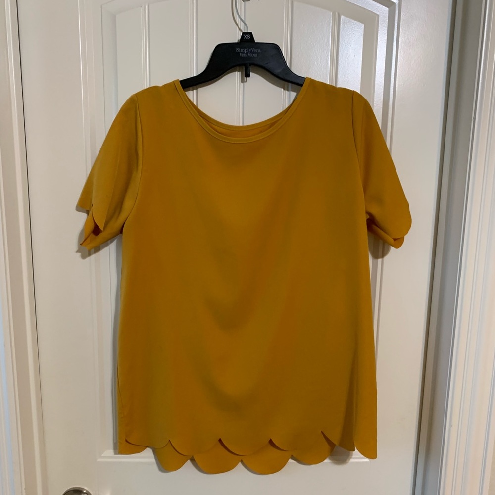 Women’s mustard blouse